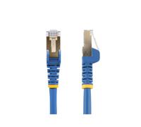 StarTech Câble Ethernet 6ASPAT50CMBL Cat6a 50 cm blindé STP 10 Gbit/s sans crochet