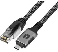 Techly ICOC U3C-RJ45-010 Adaptateur/Câble réseau USB-C vers Gigabit Ethernet RJ45 1m