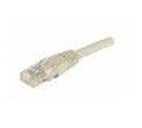 Cordon RJ45 catégorie 5e U/UTP gris CCA - 0,5 m
