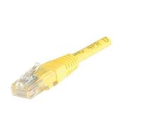Câble réseau - U/UTP - Categorie 5E - Cuivre - Norme ANSI/EIA/TIA 568 & ISO/IEC 11801 - 100 MHz - 5m - Jaune