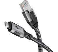 Câble réseau USB-C vers RJ45 cat. 6 FTP - 5m - Goobay