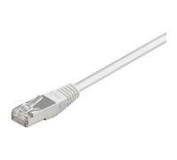 Câble réseau WENTRONIC CAT 5e - 50m - Blanc - Moulé - Serre-câble