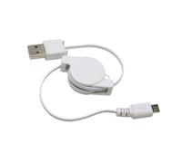 Câble retractable de chargement et de données micro USB 2.0 pour Nokia 1/ Nokia 1 Plus/ Nokia 1.3/ Nokia 1.4/ Nokia 105 (2019)/ Nokia 105 4G/ Nokia 106 (2018)/ Nokia 110 (2019)/ Nokia 110 4G/ Nokia 12