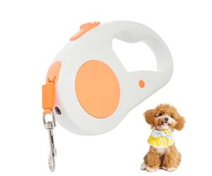 Câble Rétractable pour Chien | Longe Télescopique de 5 m avec Lumière LED pour Animal,Ruban pour Chien - pour L'Aventure en Plein Air Entraînement Voyage Exercice Plage Camping