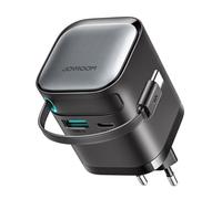 Chargeur de courant avec câble rétractable 65W Joyroom Tcl02 Gan