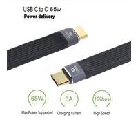 Câble réversible USB type-c mâle vers mâle 3.1 Gen2 10Gbps, cordon de Transmission de données pour ordinateur portable et portable
