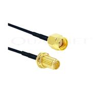 Câble RG174 M-F/MM RP SMA 0,15-10 m, connecteur rallonge, fil de cuivre for coaxial, carte réseau Wi-Fi(RP Male TO Female,1M)