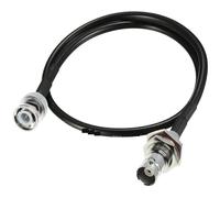 Câble RG58 BNC vers BNC mâle Q9, connecteur jack, rallonge en cuivre, câble coaxial RF en laiton, câble coaxial en queue de cochon(TYPE D,8M)