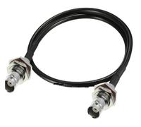 Câble RG58 BNC vers BNC mâle Q9, connecteur jack, rallonge en cuivre, câble coaxial RF en laiton, câble coaxial en queue de cochon(TYPE J,8M)