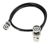 Câble RG58 BNC vers BNC mâle Q9, connecteur jack, rallonge en cuivre, câble coaxial RF en laiton, câble coaxial en queue de cochon(TYPE B,8M)