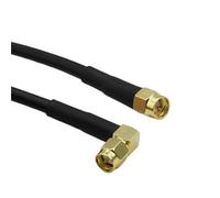 Câble RG58 SMA mâle, connecteur à Angle droit, Coaxial Jumper Pigtail 6 pouces ~ 20M, bornes de fil 1 pièce(300CM)