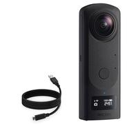 Câble Ricoh Theta Z1, BoxWave [DirectSync - USB 3.0 A vers USB 3.1 Type C] USB C Câble de charge et de synchronisation pour Ricoh Theta Z1-1,8 m - Noir