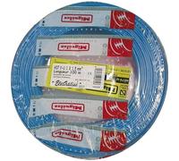 Fil rigide domestique H07 V-U bleu - 1,5 mm² - Couronne de 100 m - Electraline
