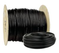 Electraline Câble rigide U-1000 R2V 3G1,5 mm² 25 m noir