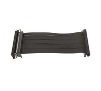 Câble Riser Pcie 4.0, Câble d'extension Pcie Haute Vitesse Double Pliable PCI Express Gen4 Câble d'extension de Carte Graphique Câble d'extension Vertical pour Montage GPU