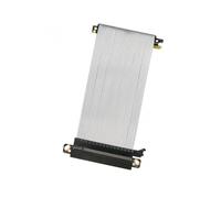 Câble Riser PCIe 5.0 X16 64 Gb/S Double PCI Express Gen5 Sans Perte pour Serveur ITX RTX 5090 RTX 4090 19 cm