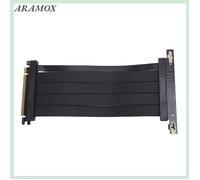 Câble Riser PCIe 5.0 X16, adaptateur à 90 degrés, câble d'extension GPU haute vitesse 128Gbps pour 4090 ITX refroidi à l'eau