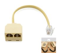 Cable Rj11 Adaptateur,Répartiteur De Téléphone Rj11 Avec Câble, Adaptateur Telephone Fixe Pour Box[Z4634]