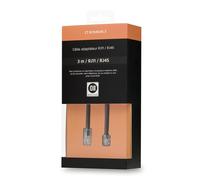 D2 Diffusion Câble réseau RJ11/RJ45 mâle 3 m Noir