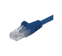 Câble RJ45 Cat.5 UTP Bleu - 1,50m - Câble réseau CAT 5e - Paire torsadée non blindée - Connecteur RJ-45 mâle