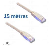 Cable RJ45 cat.6 blinde FTP 15m