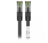 Câble RJ45 Cat 8.1 - NO NAME - 15 m - S/FTP - Blindé - Noir