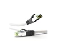 Câble RJ45 Cat 8.1 S/FTP 0.50 m (Blanc)