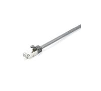 câble rj45 cat6 blindé (stp) rj45 mâle vers rj45 mâle, gris 5m 16.4ft noir