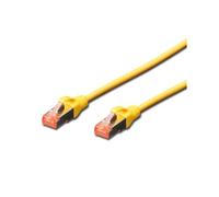 Câble Rj45 droit cat6 blinde 5m Jaune Connectland