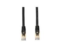 Câble RJ45 droit couleur noir - 2m S/STP Cat 8 avec snagless et connecteurs en or