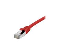 CONNECT 20 m Full Cuivre RJ45 Cat. 6 a F/UTP LSZH avec Protection Anti Coupure pour Cordon Patch - Rouge