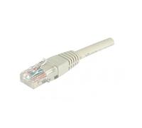 Câble RJ45 - UTP CAT6 - 5m - Gris - Conducteurs CCAW - Garantie 15 ans