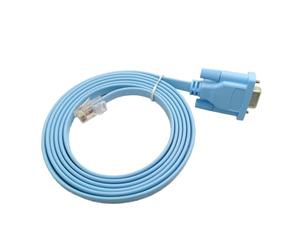 Câble RJ45 vers RS232 DB9 9 broches port série femelle vers RJ45 mâle Cat5 Ethernet LAN câble de commutateur compatible avec commutateur de routeur Cisco