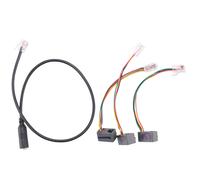 Câble RJ9 4P4C, câble adaptateur pour casque de smartphone 3,5 mm, câble adaptateur