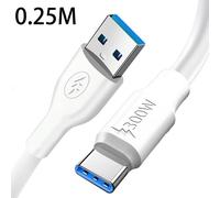 Câble Robuste Et Épais De Type C/Mirco 300W,Charge Super Rapide,Chargeur De Téléphone Usb C,Ligne De Données Pour Android Samsung Xiaomi,Fil De Type C.0.25M-Type C.