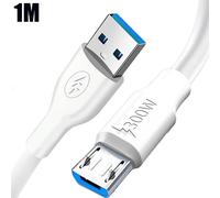 Câble Robuste Et Épais De Type C/Mirco 300W, Charge Super Rapide, Chargeur De Téléphone Usb C, Ligne De Données Pour Android Samsung Xiaomi, Fil De Type C.1M-Micro.