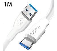 Câble Robuste Et Épais De Type C/Mirco 300W, Charge Super Rapide, Chargeur De Téléphone Usb C, Ligne De Données Pour Android Samsung Xiaomi, Fil De Type C.1M-Type C.