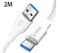 Câble Robuste Et Épais De Type C/Mirco 300W, Charge Super Rapide, Chargeur De Téléphone Usb C, Ligne De Données Pour Android Samsung Xiaomi, Fil De Type C.2M-Type C.