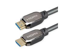 Câble ROLINE HDMI 2.0 3m, Type A (Standard) Mâle/Mâle, Contacts Or, 35.8 Gbit/s, 7680x4320, 1080p, HDMI Ethernet Channel, AWG 30, Triple Blindage