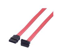 Câble ROLINE SATA 3.0 0.5m avec connecteur coudé - Référence 11.03.1556 - Liaison Serial ATA 3.0 Gbit/s - Longueur 0.5 mètre