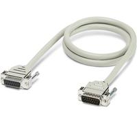 Câble rond blindé préconfectionné Contenu: 1 pc(s) Phoenix Contact CABLE-D15SUB/B/S/600/KONFEK/S 2302117