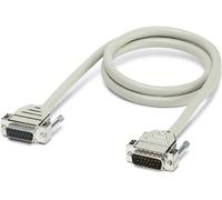 Câble rond blindé préconfectionné Contenu: 1 pc(s) Phoenix Contact CABLE-D50SUB/B/S/100/KONFEK/S 2302272