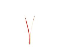 Câble Rond pour Haut-parleur Double Conducteur de 0.75mm2 en Bobine 100m Rouge