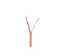 Câble Rond pour Haut-parleur Double Conducteur de 1.50mm2 en Bobine 100m Transparent