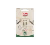 Prym Corde interchangeable 223991 – 60 cm pivotante 360° pour aiguilles circulaires et crochets – Marron