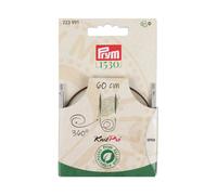 Câble Rotatif 360° Natural Prym De 40 À 150cm ¿ Cordon En Acier Avec Revêtement Nylon Pour Aiguilles Interchangeables