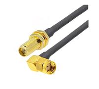 Câble RP-SMA Mâle à RP-SMA Femelle 1 5 mm Tread RG-58 50 Ohm RF CORDE DE CALAPTER DE LA for ANTENNA(SMA F to RP M90,25M)