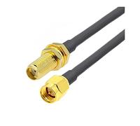 Câble RP-SMA Mâle à RP-SMA Femelle 1 5 mm Tread RG-58 50 Ohm RF CORDE DE CALAPTER DE LA for ANTENNA(SMA F to SMA M,8M)