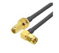 Câble RP-SMA Mâle à RP-SMA Femelle 1 5 mm Tread RG-58 50 Ohm RF CORDE DE CALAPTER DE LA for ANTENNA(SMA F to SMA M90,8M)