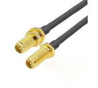 Câble RP-SMA Mâle à RP-SMA Femelle 1 5 mm Tread RG-58 50 Ohm RF CORDE DE CALAPTER DE LA for ANTENNA(RPSMA F to RPSMA F,25M)